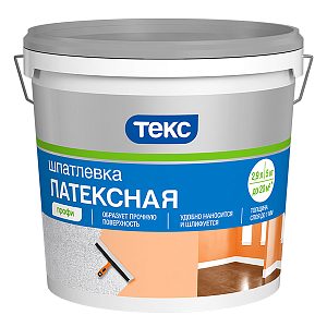 Шпатлевка латексная Профи 5кг Текс — фото в Интердекор