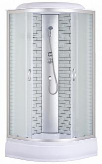Душевая кабина CS-6690-25FW 90*90*25*210 матовое стекло БЕЗ ЭЛЕКТРИКИ
