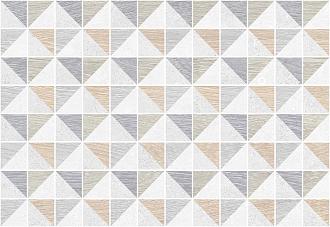Керамическая плитка стена Керамин Киото 7Д треугольники  27,5*40*0,74