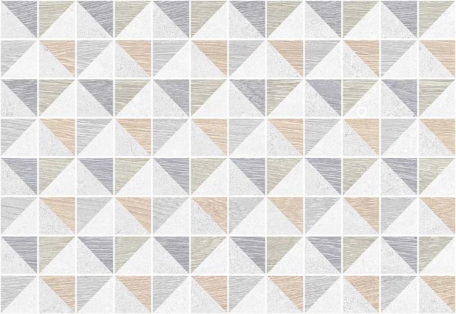 Керамическая плитка стена Керамин Киото 7Д треугольники  27,5*40*0,74