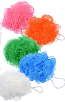 Мочалка бант d-100мм /40150/