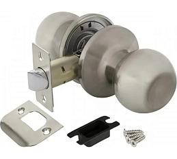 Защелка врезная ЗШ-05/607 SN PS ЭКО шар мат хром защелка Нора/Isparus