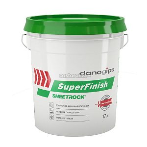 Шпатлевка латексная Sheetrock/ Danogips Superfinish 5кг финишная/4/ — фото в Интердекор