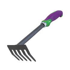 Грабли&nbsp;&nbsp;5 зубьев с обрезиненной ручкой мини /126-0300/