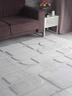 Ковер Пушистики Рэббит Карвинг 1,2*1,8 PX4001 сер