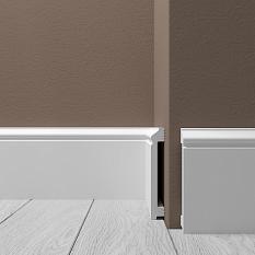 Напольный плинтус Де-Багет XPS полимер 2м н 4 /16/15/ 