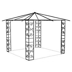 Беседка Шатер кованая ш2800*д2800*в2850мм каркас
