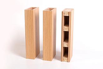 МДФ колонна интерьерная сборная дуб скандинавский 120*54*2800мм