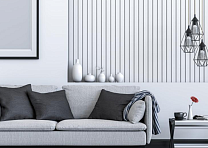 МДФ рейка интерьерная белая 35*16*2700мм