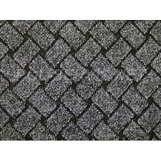 Коврик грязезащит на резин основе Мельбурн 1м сер на метраж ъъ