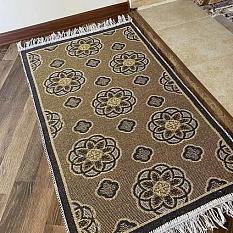 Ковер хлопковый Kilim Usak 0,8*1,5 1274 сер/беж