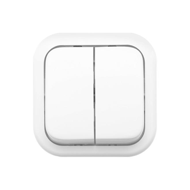 Валентина белый выключатель 2оп а56-025/60/