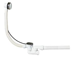 Сифон/обвязка для ванны с автомат сливом и переливом Универсал 600мм
