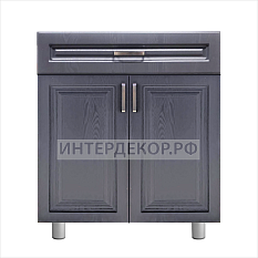 Мебель для кухни фреза Квадро африканский лапачо графит стол ТР-800/2 ш800хг466хв820 лдсп 