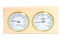 Станция банная 160*140мм гигрометр+термометр /18022/