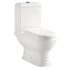 Унитаз-компакт Холлер Классик белый н/п+сиденье микролифт+кноп арм в810*д650*ш375