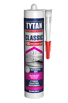 Жидкие гвозди Титан/Tytan 310мл Classic Fix для стекла пластика керамики каучук прозрачный /12/