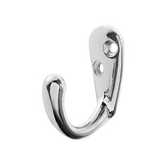 Крючок одинарный носорог 40мм хром 951/2103/№47