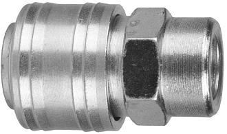 Переходник 06593 резьба 1/4" мама-б/с мама ///