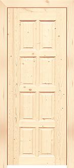 Дверной блок хвоя Шоколадка ДГ 200*60 /полотно + коробка/