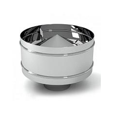 Зонт-Д с ветрозащитой нержавеющий Ф135мм /2/