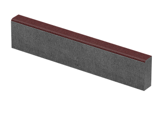 Бордюр вибропрессованный Коричневый престиж 1000*200*80мм Тула