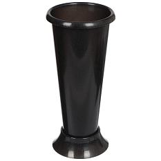 Ваза для цветов под срезку 20*42,5 черная /М6433/