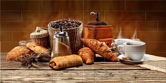 Панно Березакерамика Брик кофе 60*120 из 4-х шт///