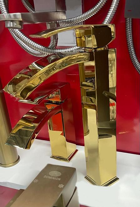 Смеситель Dominion тюльпан 71015-TG золото