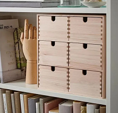 Комод-мини деревянный Моппе2 6 ящ ш290*310*г180*в320