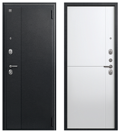 Дверной блок метал А-05-2 205*86 1мм правая кашемир белый 2 замка