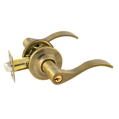 Защелка врезная НН-01 волна бронза ключ //д