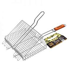 Решетка-гриль универсальная большая /веер в подарок/ 65/+5/*42*32*5,5см /61304/