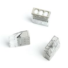 Клеммник компактный Stekker 2273-243 3-проводный одножильный 0,5-2,5мм /1уп=5шт/ с пастой 39947