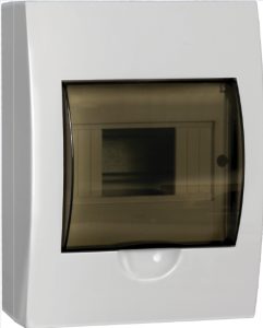Бокс пластик ЩРН-П  6 мод с дверцей IP41 172х140х96,5 SQ0901-0102/SQ0901-1102/39177/39645 — фото в Интердекор