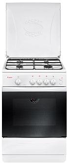 Плита газовая Гефест 1200 С6 белая ш60г60в85 металлическая крышка газ-контроль духовки розжиг стола подсветка выдвижной ящик термоуказатель