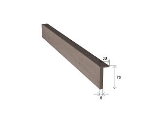 Наличник экошпон цвет белый лес телескоп 2,15м 70*6мм к м142/Унике /10/