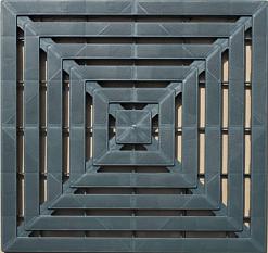 Плитка садовая пластик Малахит Плюс 0,57*0,57*0,022м зеленая /уп/6шт/2 кв/м/