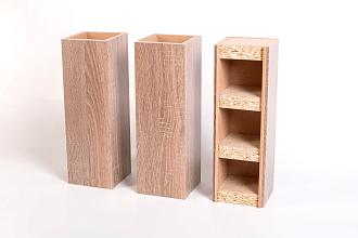 МДФ колонна интерьерная сборная дуб винтаж 100*100*2800мм