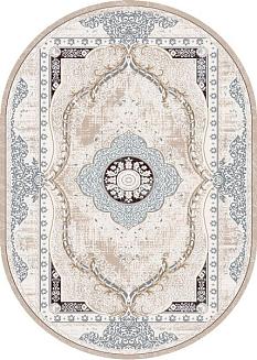 Ковер Оптимист 0,8*1,5 22751_24366 беж ОВАЛ /Абстр/