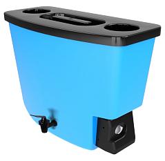 Водонагреватель электрический для рукомойника Эвбо-15л синий с нагревательным теном 1250Вт