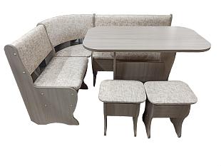 Кухонный угол Оптима набор ш1460хг1100хв785 стол + 2 табурета лдсп шимо светл №3рд