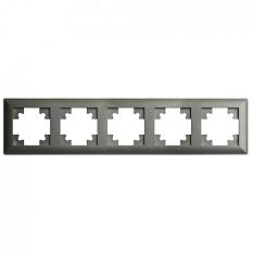 Stekker Катрин графит установ рамка 5-я PFR00-7005-06 39811