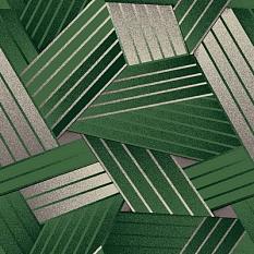 Палас Войлок 2*4,5 1726 зел /Абстр/