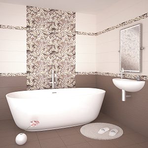 Керамическая плитка стена Азори Амати беж 20,1*50,5 — фото в Интердекор