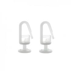 Крючок для штор пластиковый /1уп=100шт/