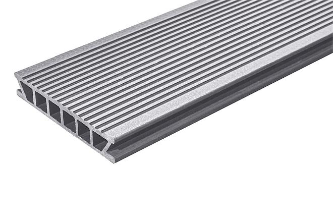 Террасная доска ДПК Deckron Classic Серая П7 28*153*4000мм /0,612м2/ 