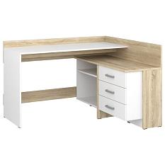 Стол компьютер Персона-2 1120*820*1300 лдсп дуб сонома/бел дз