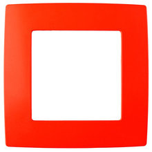 Эра12 красная установочная рамка 1-я 12-5001-23