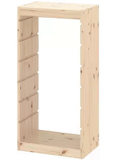 Стеллаж деревянный Труфаст вертикальный ш440*г300*в900 